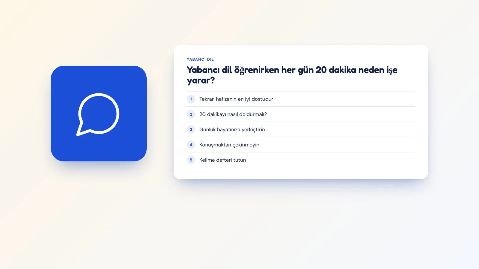 Yabancı dil öğrenirken her gün 20 dakika neden işe yarar?