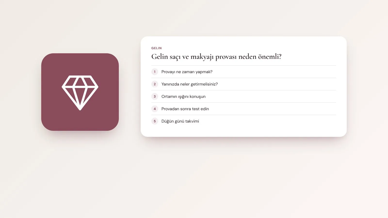 Gelin saçı ve makyajı provası neden önemli?
