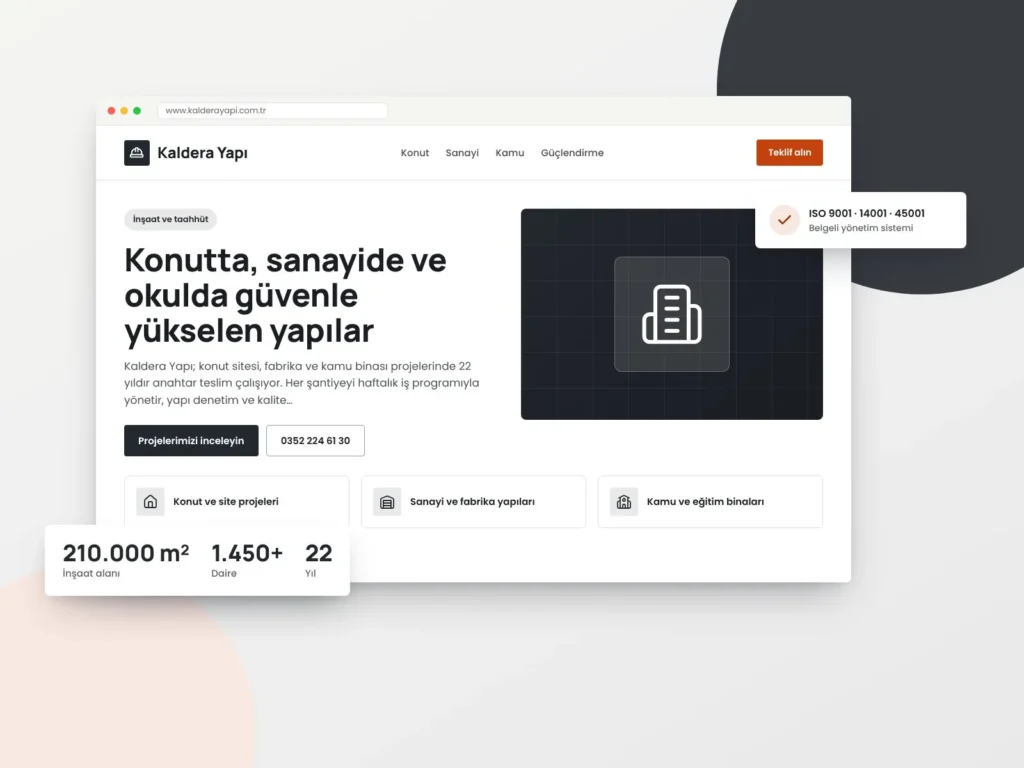 Kaldera Yapı