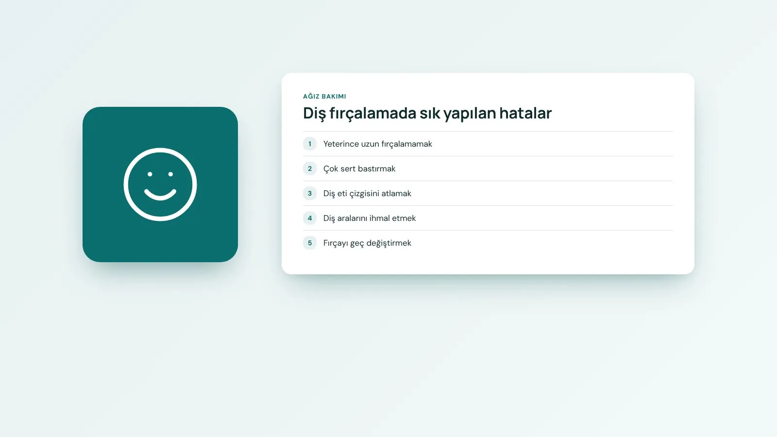 Diş fırçalamada sık yapılan hatalar