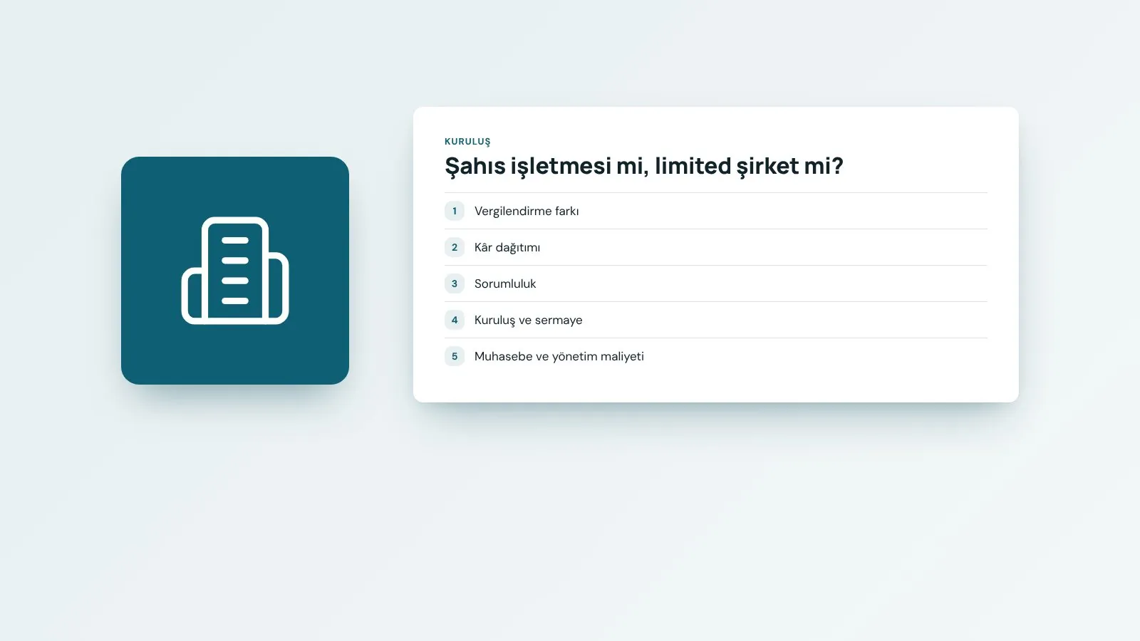 Şahıs işletmesi mi, limited şirket mi?
