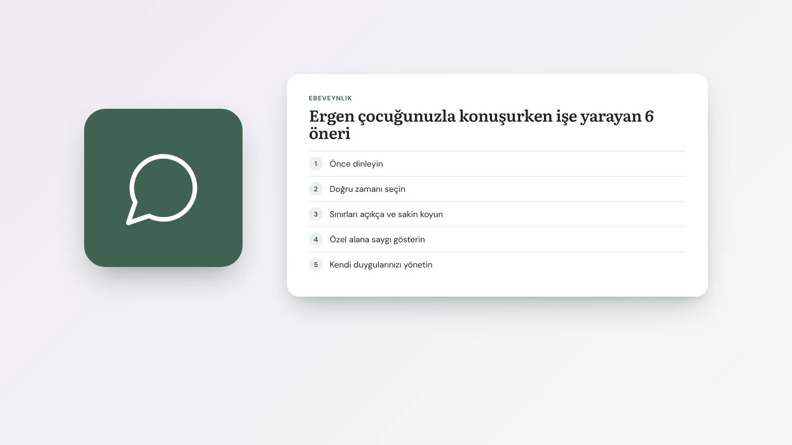 Ergen çocuğunuzla konuşurken işe yarayan 6 öneri