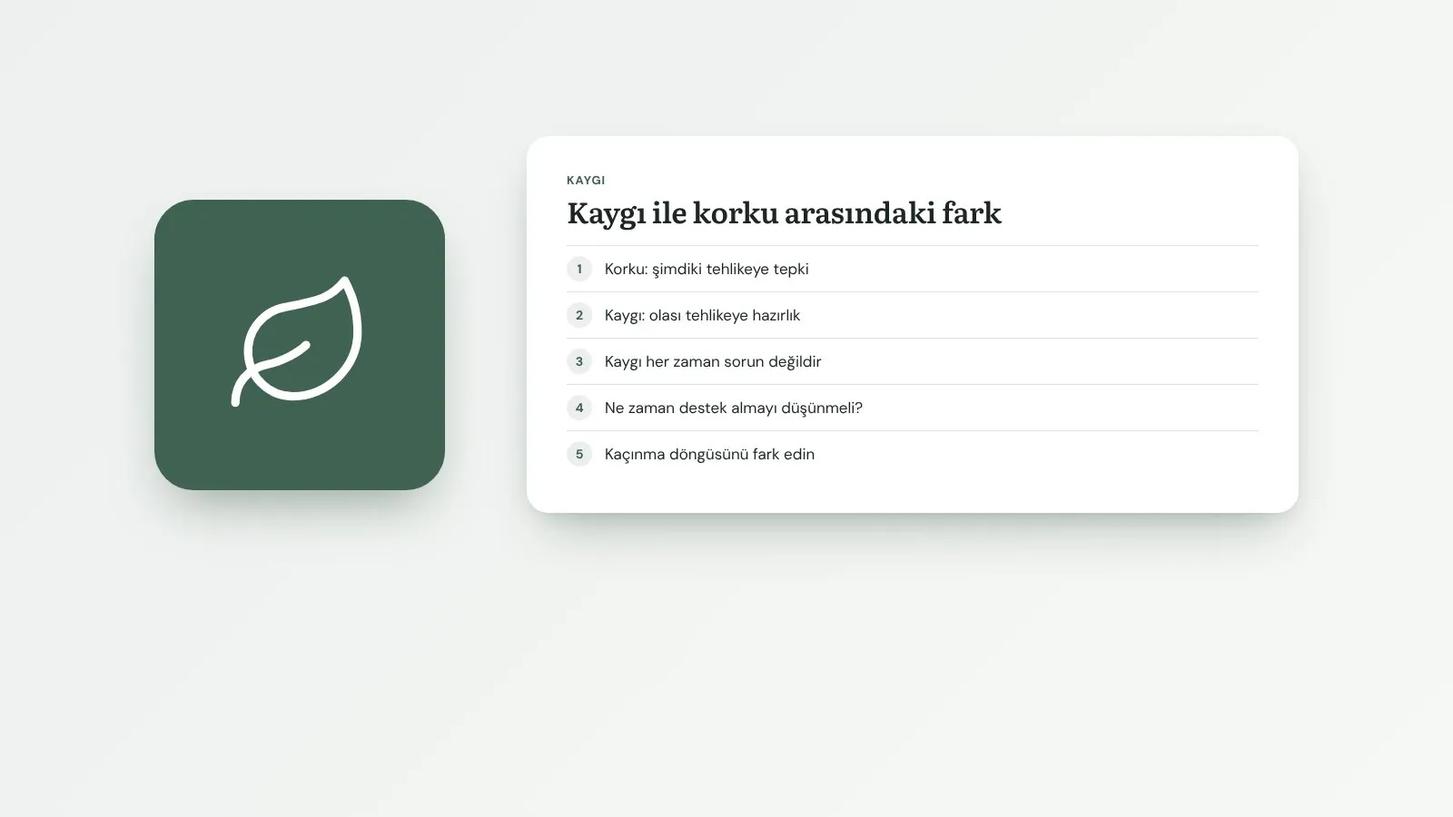 Kaygı ile korku arasındaki fark