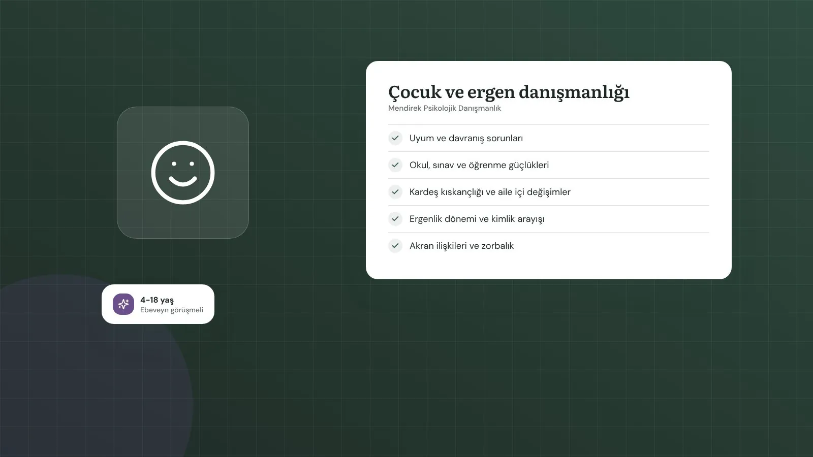 Çocuk ve ergen danışmanlığı