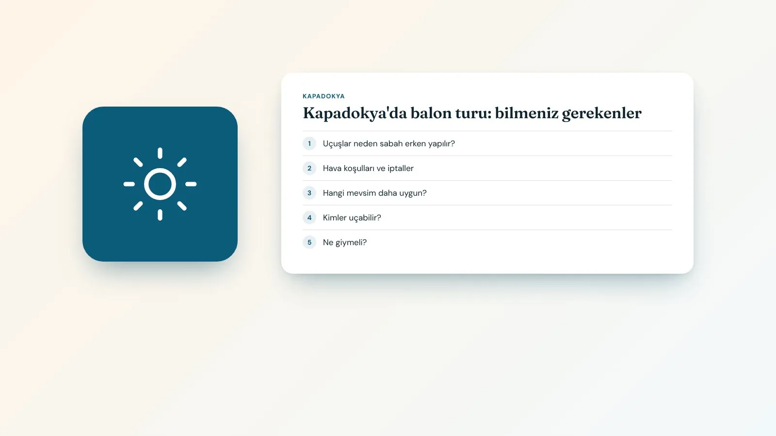 Kapadokya’da balon turu: bilmeniz gerekenler