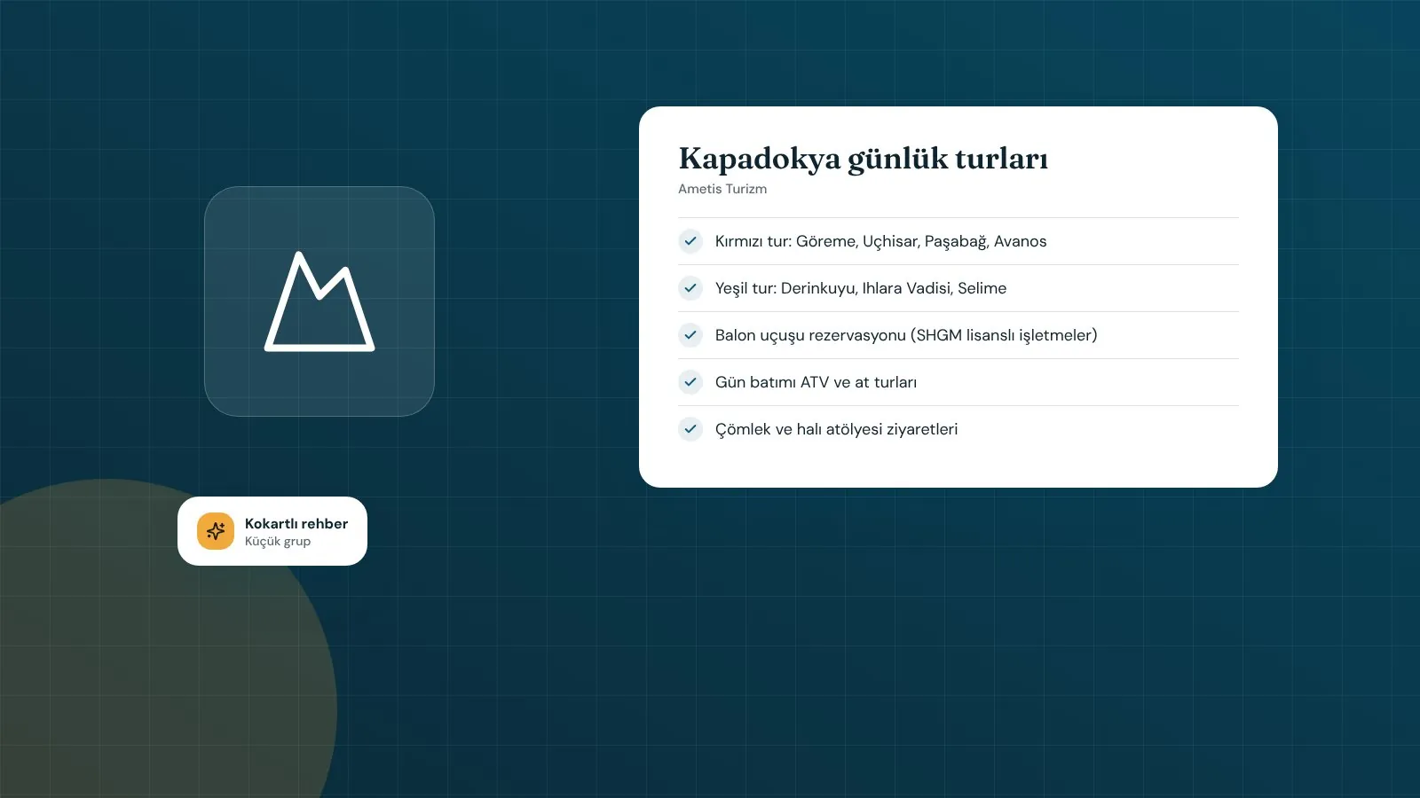 Kapadokya günlük turları