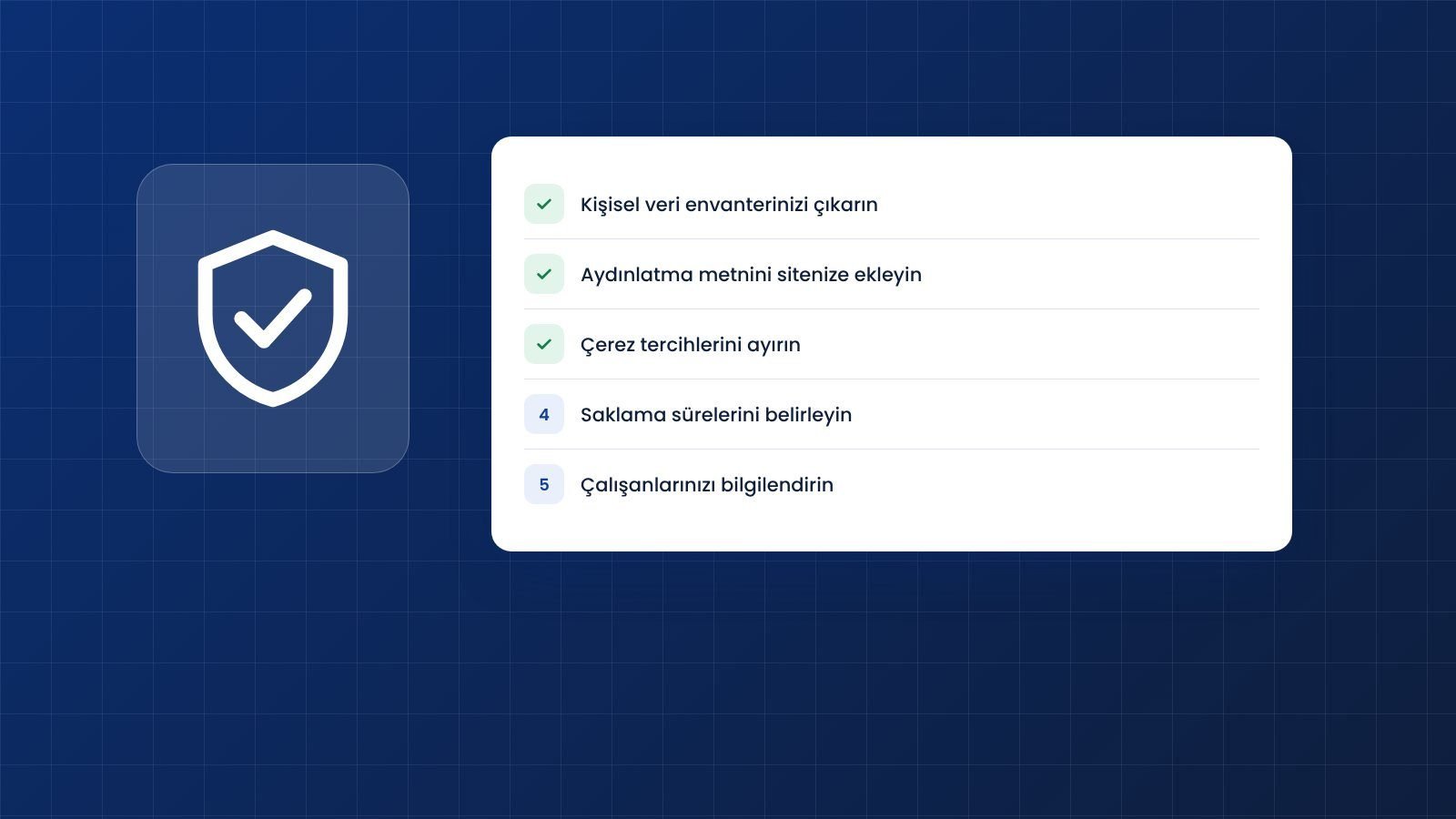 KVKK uyumu için 5 adımlık kontrol listesi