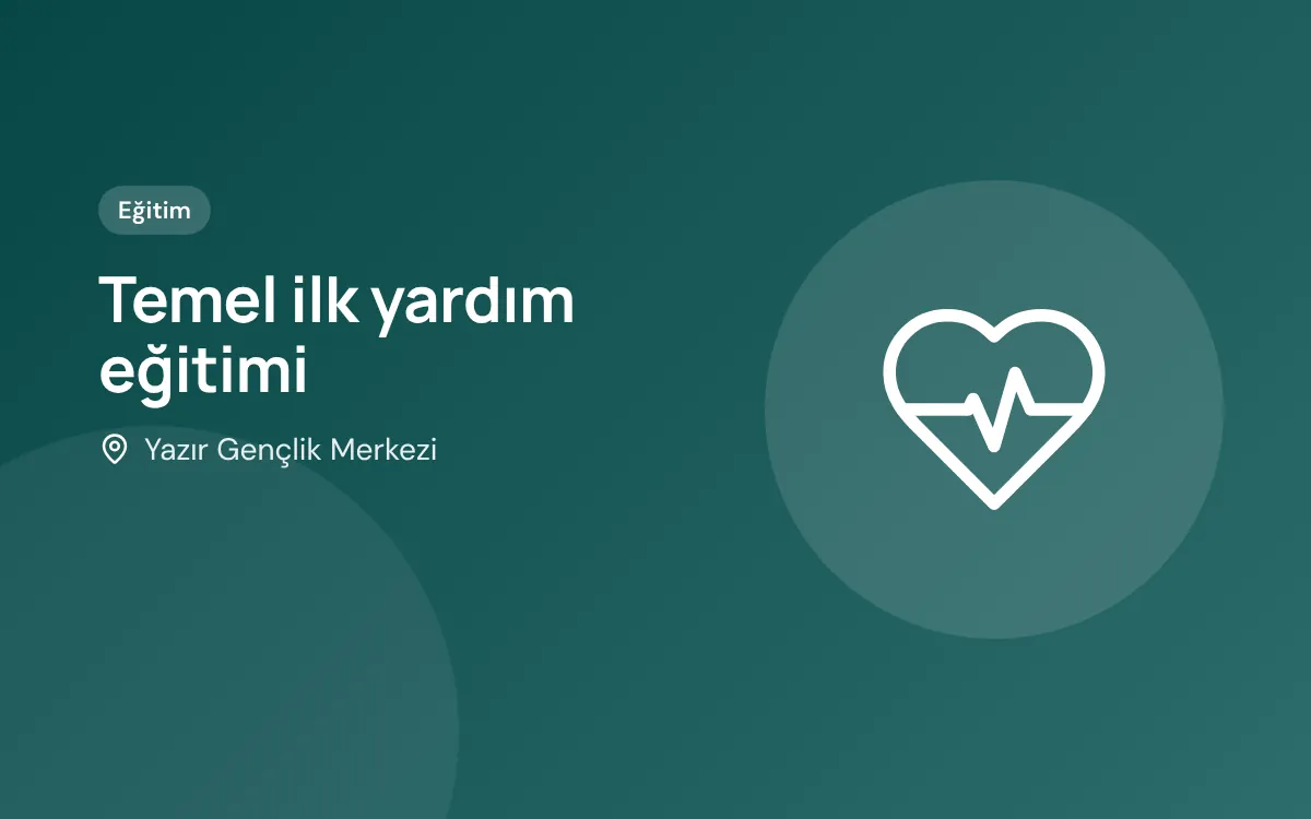 Temel ilk yardım eğitimi