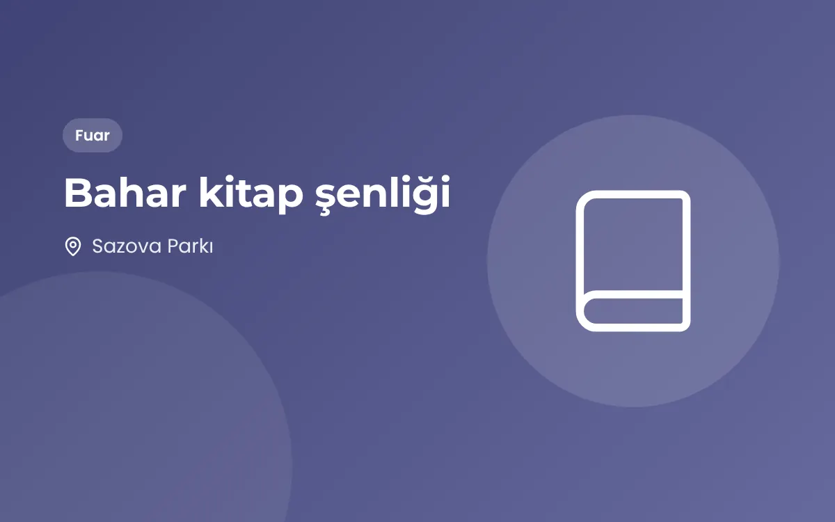 Bahar kitap şenliği