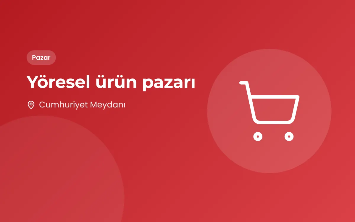 Yöresel ürün pazarı