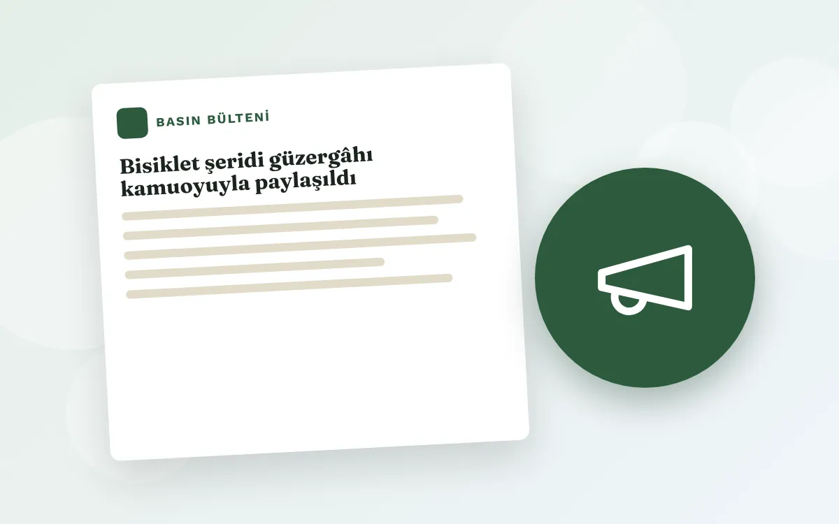 Bisiklet şeridi güzergâhı kamuoyuyla paylaşıldı