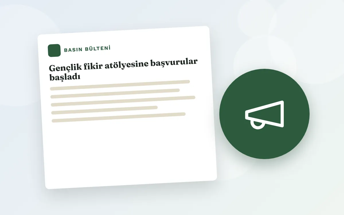 Gençlik fikir atölyesine başvurular başladı