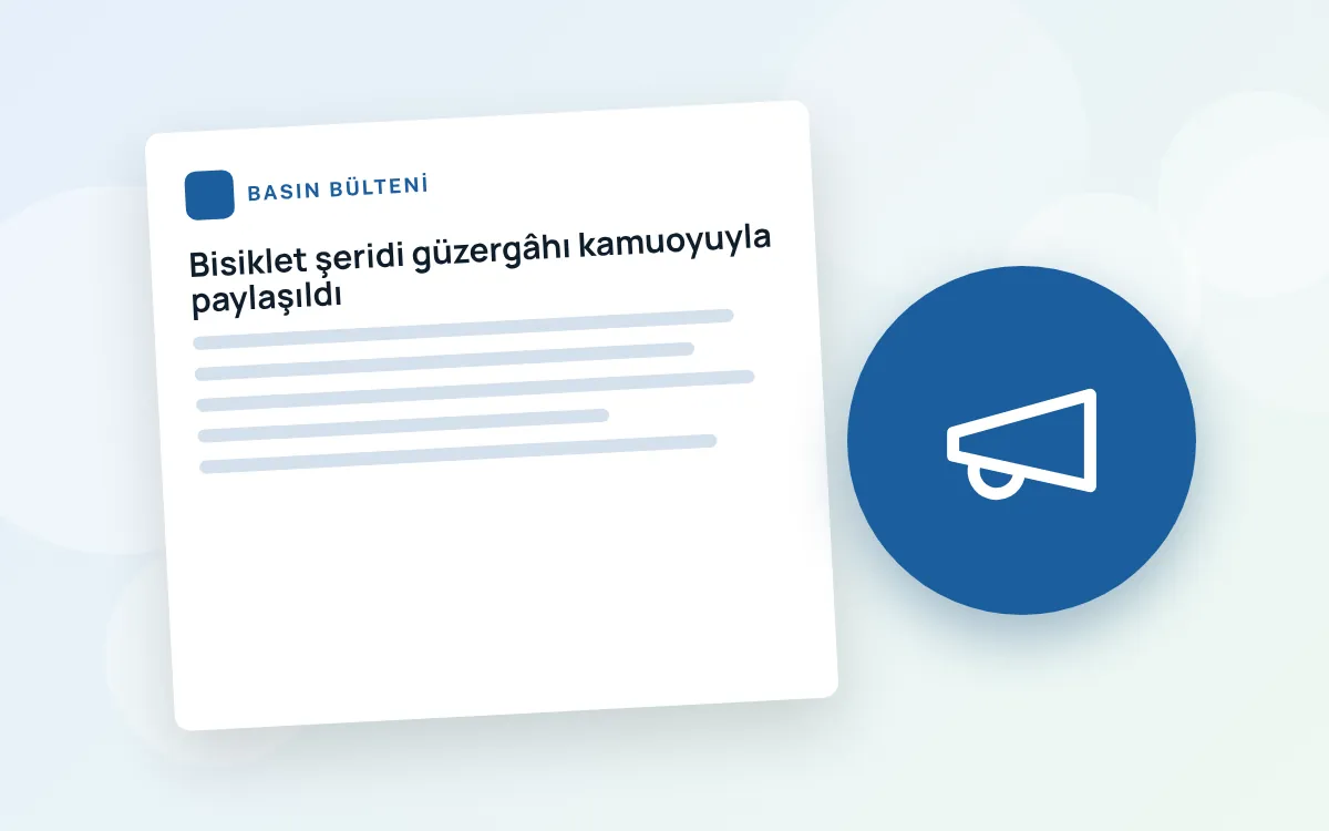 Bisiklet şeridi güzergâhı kamuoyuyla paylaşıldı