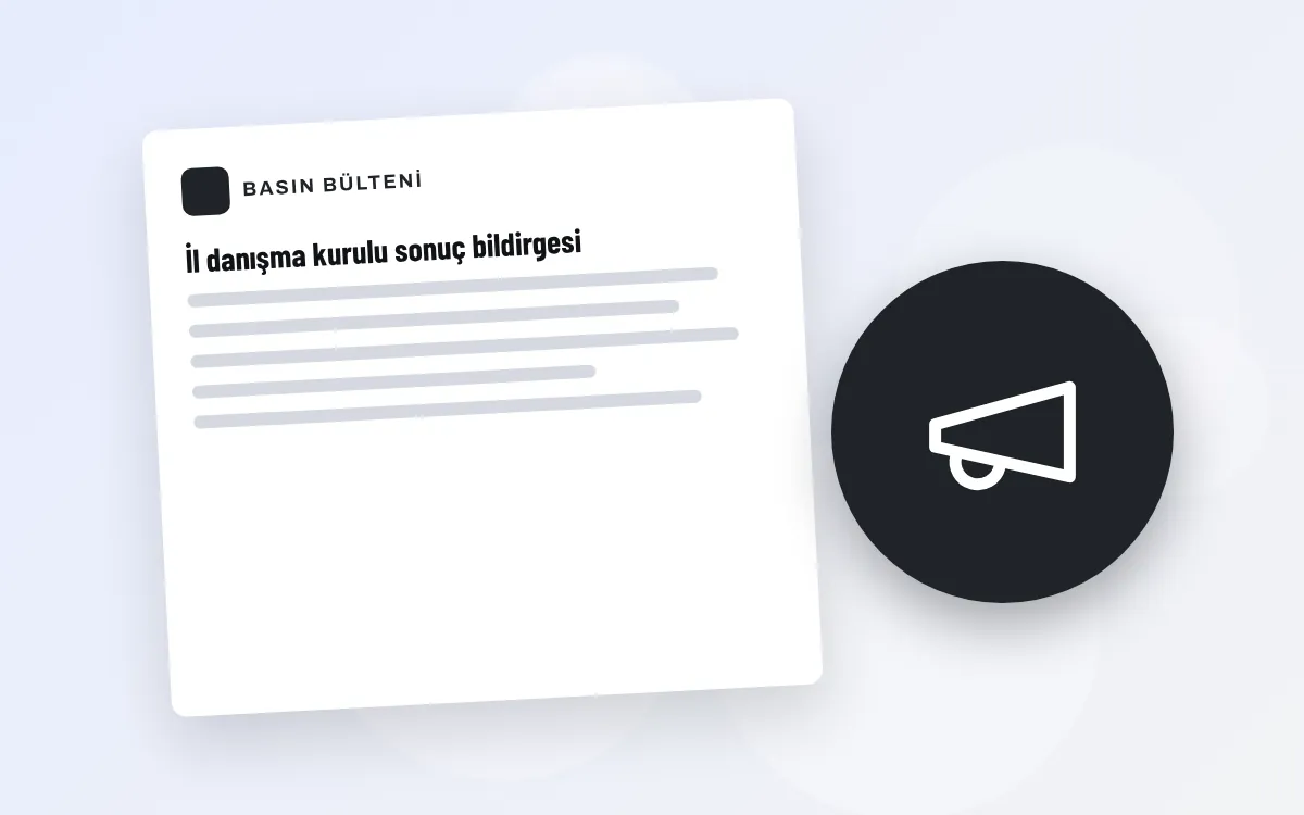 İl danışma kurulu sonuç bildirgesi