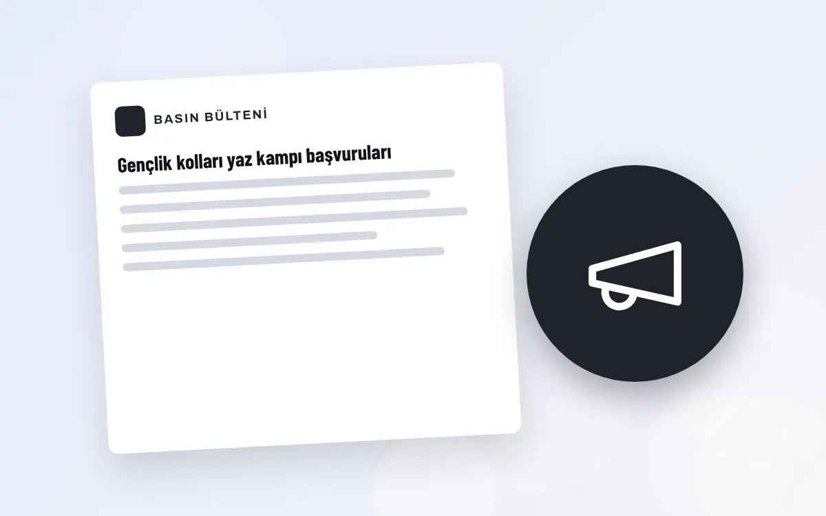 Gençlik kolları yaz kampı başvuruları