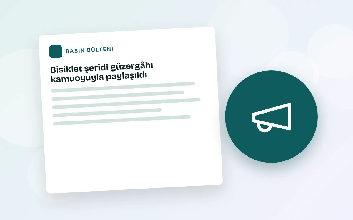 Bisiklet şeridi güzergâhı kamuoyuyla paylaşıldı